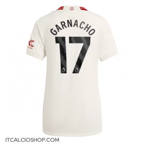 Manchester United Alejandro Garnacho #17 Terza Maglia Femmina 2023-24 Manica Corta